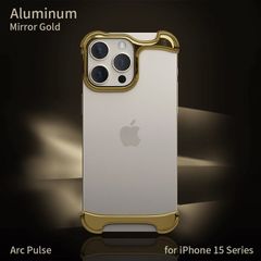 国内正規品 Arc アーク iPhone 15 Pro iPhone 15 Pro Max Arc Pulse アルミ・ミラーゴールド アルミバンパー アルミニウム合金7075 AC26351i15PR AC26352i15PM