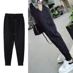 ジョガーパンツ レディース 運動着  テーパードパンツ パンツ スポーツ ハイウエスト 無地 着痩せ ボトムス カジュアル ゆったり おしゃれ 大人 春夏 xzjhfhq#