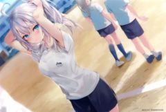 [중고] 클리어 포스터 A3 클리어 포스터 아랴(체조복) [추첨 당당 가끔 보석과 러시아어로 데레하는 옆 아리아씨 온라인 복권] B-5상