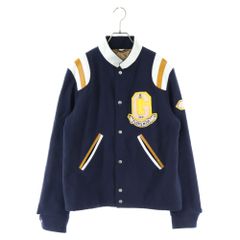 GUCCI (구찌) GUCCY 타이거 자수 칼리지 디자인 울 스타디움 바시티 봄버 재킷 블루존 네이비 495032 Z524H