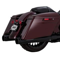 VANCE&HINES バンス&ハインズ Torquer450 トルカー スリップオン ブラック マフラー TOURING(M8) 17-24 丨1801-1457