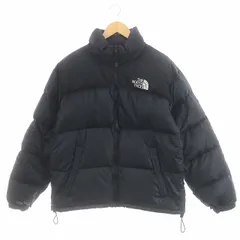 ザノースフェイス THE NORTH FACE 700 ダウンジャケット ジップアップ ナイロン アウター M 黒 ブラック /HS ■OS