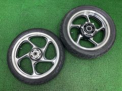 スカイウェイブ250 cj44.45.46用ホイール前後セット オールペイント品