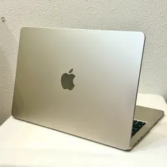 【 美品 】 MacBook Air M2 スターライト8GB 256GB MacBook Air 13インチ Apple M2チップ搭載モデル [2022年モデル