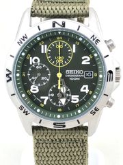 【中古】時計　セイコー　 7T92-0DX0クロノグラフ 100m