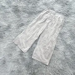 【完売】UNIQLO  ユニクロ コラボ　リサ　ラーソン ステテコパンツ  リラコ  ルームウェア  総柄  (L)  カワイイ  軽快  レディース  ベージュ系  明るい薄茶色【送料無料】