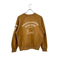 Mademoiselle Nonnon◆スウェット  マドモアゼルノンノン  プリント ブラウン系    レディース サイズ M 6