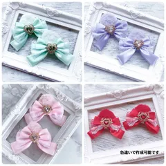 猫耳（中）　ヘアクリップ