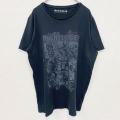 古着 used　IRON MAIDEN　アイアンメイデン　半袖プリントTシャツ　バンドT　ヘヴィメタ　黒　ブラック　XLサイズ