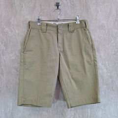 Dickies ディッキーズ 無地 シンプル ブランドロゴタグ 内側ロゴライン オリーブ グリーン 緑 28サイズ ハーフパンツ