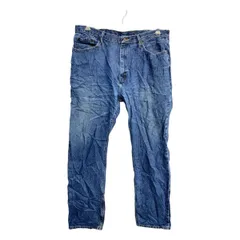 Wrangler デニムパンツ W38 ラングラー レギュラーフィット ビッグサイズ インディゴ コットン メキシコ製 古着卸 アメリカ仕入 2501-718