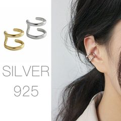 イヤーカフ シルバー ゴールド レディース アクセサリー おしゃれ 人気 おすすめ かっこいい カジュアル 新品未使用   匿名配送 シルバーイヤーカフ レディース シルバー925 シルバー925