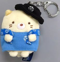 [중고] 키홀더 스미코구라시×BUMP OF CHICKEN 매달려 봉제인형 고양이 [스미코구라시×BUMP OF CHICKEN]