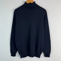 STUDIOUS ステュディオス タートルネック ニット セーター ネイビー メンズ 古着 ストリート シティーボーイのサムネイル