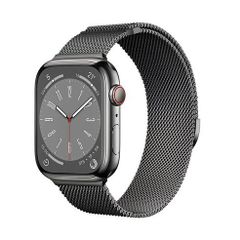 アップルウォッチバンド（Apple Watchバンド）ミラネーゼループマグネットバンド【グレー】38mm/40mm/41mm/42mm/44mm/45mm/46mm/49mm対応 [BELTIES]