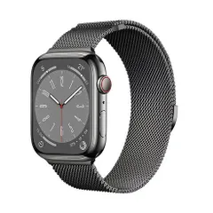 アップルウォッチバンド（Apple Watchバンド）ミラネーゼループマグネットバンド【グレー】38mm/40mm/41mm/42mm/44mm/45mm/46mm/49mm対応 [BELTIES]