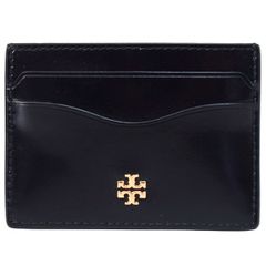 トリーバーチ カードケース TORY BURCH パテントレザー エマーソン スリム 小物 定期入れ パスケース ブラック 139340