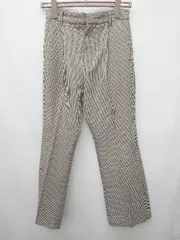 ◇ Θ LOWRYS FARM ローリーズファーム 千鳥柄 スラックス サイズL グレー系 レディース P  【1409250012051】