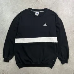 90年代 adidas アディダス パフォーマンスロゴ刺繍 スウェットシャツ メンズXL相当 