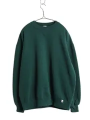 【お得なクーポン配布中!】 90s USA製 ラッセル 無地 スウェット メンズ レディース XL 古着 オールド RUSSELL ブランク トレーナー 前V 裏起毛 スエット 大きいサイズ