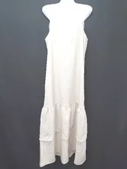 ◇ Θ natural couture ティアード キャミソール キャミソール ワンピース サイズL ベージュ レディース E  【1411130017926】のサムネイル