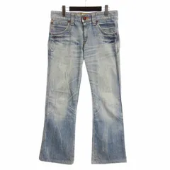 エドウィン EDWIN 503 ブルートリップ デニム パンツ ジーンズ ブーツカット フレア USED加工 BTZ500 インディゴ W30