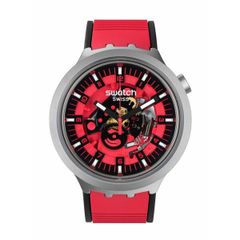 Free Shipping: Swatch Men's Red Juicy Watch, Red/Silver