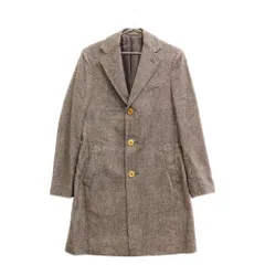 LARDINI (ラルディーニ) グレンチェック フィールド チェスターコート グレー JB23177AQのサムネイル