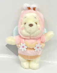 ディズニーストア プラッシュキーチェーン HONEY DAY プー(ピンク/ミツバチ) 2024