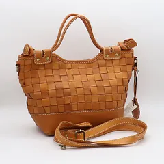 良品 ズッケロフィラート ブラウン レザー 2way レディースショルダー/ハンドバッグ 2000000 NSK INU