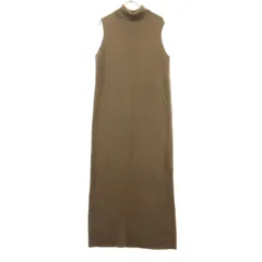 美品 apart by lowrys アパートバイローリーズ ノースリーブ ニット ワンピース F ベージュ レディース 古着