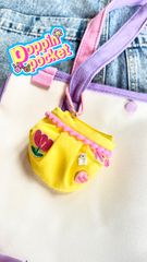 イエロー×フラワー【mini】キーホルダー　チャーム