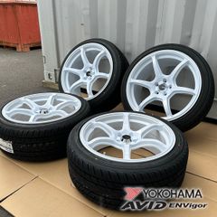 トヨタ 86 スバル BRZ 18インチ タイヤホイールセット 4本セット YOKOHAMA AVID ENVigor 225/40R18  245/40R18 Acht6 アハト6 走り系 レーシング系 ホイール - メルカリ