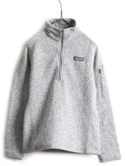 パタゴニア ベターセーター 1/4 ジップネック S フリース ジャケット 灰