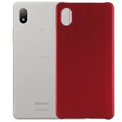 Xperia Ace III ケース SO-53C SOG08 エクスペリアace3 エース3  耐衝撃 シンプル さらさら ハード ケース 【Color】 ワインレッドのサムネイル