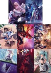 [중고] 클리어 포스터 전 8 종 세트 A3 클리어 포스터 [이치 반 쿠지 승리의 여신 : NIKKE CHAPTER3] H 상