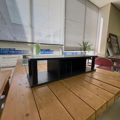 【現地引き取りのみ　リユース品】棚　パーティクルボード製　W670×D220×H170