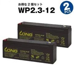 WP2.3-12 【2個セット】 （産業用鉛蓄電池） 【サイクルバッテリー】 LONG