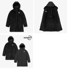 ノースフェイス リバーシブル ボアジャケット レディースXL ブラック 韓国限定 NJ3NN90B ロングコート