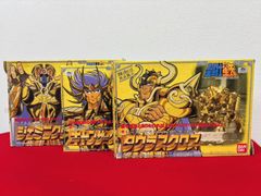 【na-00038】聖闘士星矢　黄金聖衣　ジェミニクロス　タウロスクロス　キャンサークロス　3点　まとめ　フィギュア　ヴィンテージ