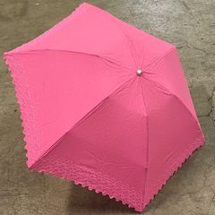 NPA】cacharel キャシャレル 折りたたみ傘 日傘 ピンク - メルカリ