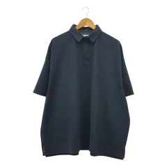 【S.F.C（エスエフシー）】ビッグシルエット半袖POLOシャツ／ネイビー Stripes For Creative - S.F.C 25SS エスエフシー BIG SS POLO