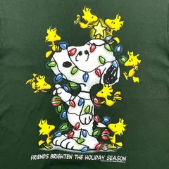 スヌーピー キャラクタープリントTシャツ メンズM 