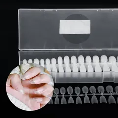 【数量限定】ネイル用品 ネイルチップ練習 付け爪 クリア ジェルネイル ネイル長さだしチップ サンディング不要 収納ケース付き クリアチップ ショート バレリーナ ネイルチップ 艶消 超薄 270枚 ネイルチップセット 透明 Annhua