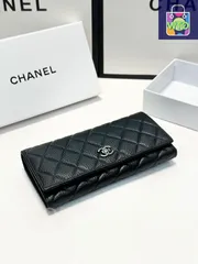 【今日特価】Chanel シャネル シープスキンダブルフォールドウォレット 高級羊皮を使用したクラシックで耐久性に優れたデザイン