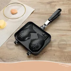 鯛焼き器 メーカー ih 直火式 鯛焼き 型 たい焼きメーカー こびりつきにくい たい焼き アルミニウム合金製 鯛焼きメーカー 家庭用 DIY ダブル魚ベーキングモールのサムネイル