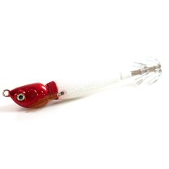 Anisakis アニサキス アニサキスッテ ANISAKISUTTE 15号 75mm 56g イカエギ イカメタル オモリグ スッテ 胴付き 船釣り イカ 烏賊喰 釣り ルアー #01 赤 / 白 (夜光)