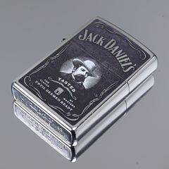 ZIPPO ジッポー ライター JACK DANIELS ジャックダニエル シルバー 48748 喫煙具 煙草 たばこ