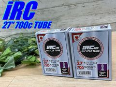 テルスポ イチ推し!! デッドストック 未使用品!! iRC 700c 27" TUBE 1P Woods アイアールシー 700×28-35c 27×1-1/8～1-3/8" チューブ 2本セット 英式バルブ クロスバイク シティサイクル M-1466