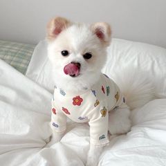 犬の服　フラワートップス